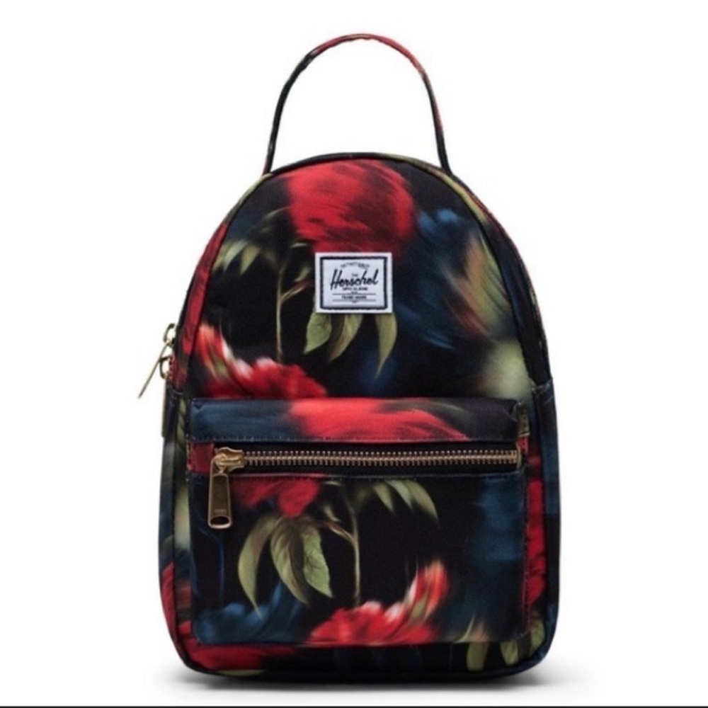 Herschel Backpack Nova Mini Blurry Roses School Bag Cute